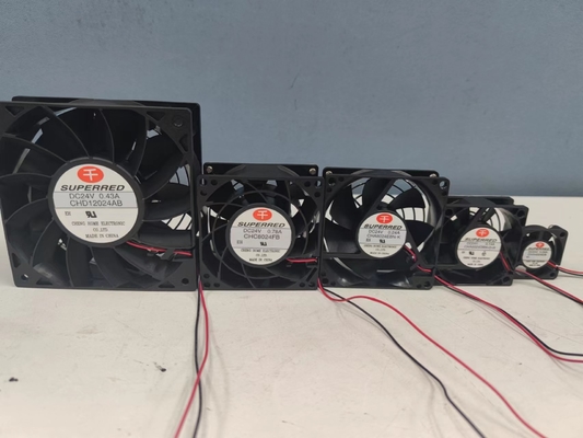 팬 120x120x38mm 12V를 냉각시키는 고속도 DC 저소음