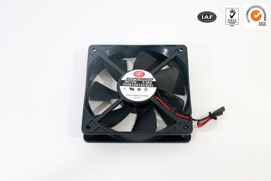 AWG26 도선 DC 냉각 Fan 80x80x25mm 플라스틱 PBT 물질