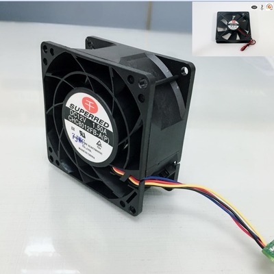 컴퓨터를 위한 주문 제작된 DC CPU 냉각 Fan 80x80x25mm 흑색 컬러