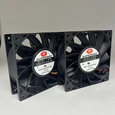 컴퓨터를 위한 DC 12V 80x80x25mm 플라스틱 PBT 냉각 Fan 35000 시간 삶