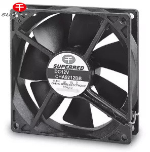 92x92x25mm DC 냉각 팬 22-156 CFM 공기 흐름과 AWG26 납 유선